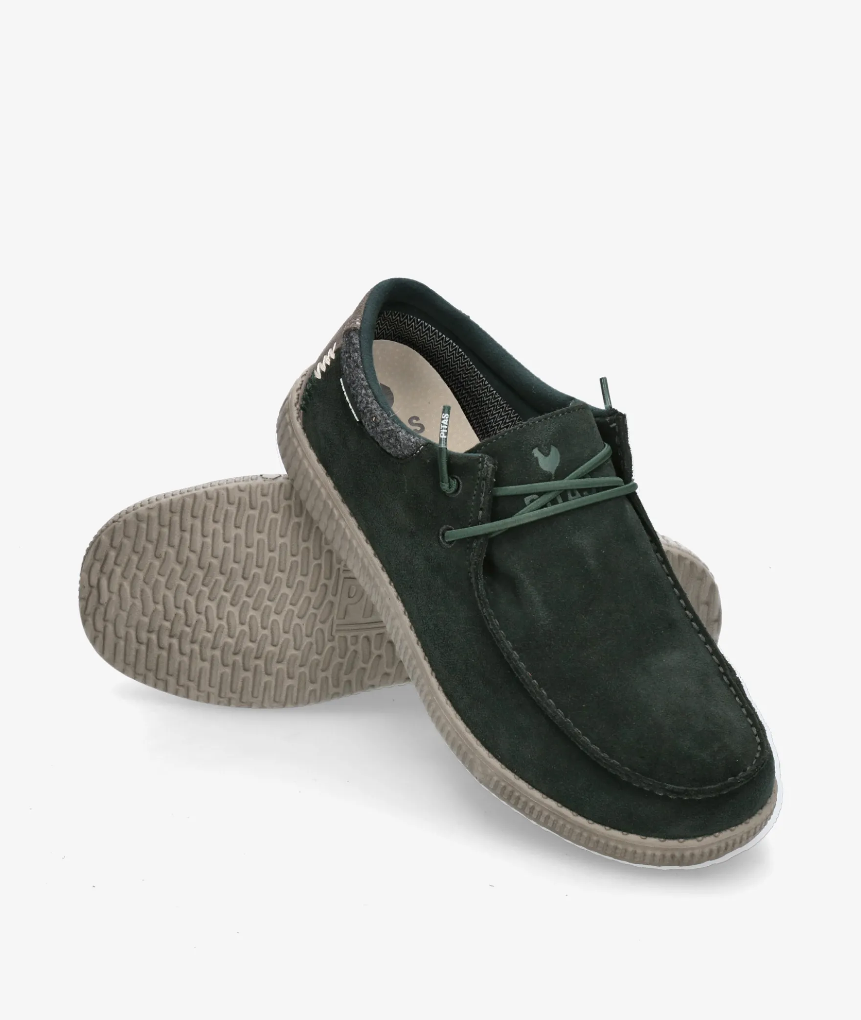 Zapatos casual Walk in Pitas SAM en serraje kaki
