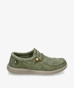 Zapatos casual Walk in Pitas WP150 WALLABY WASHED en caki