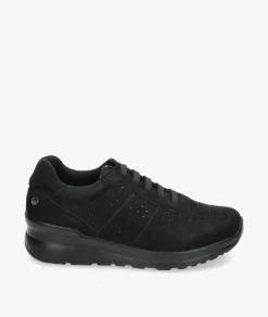 Zapatos confort Amarpies 27000 en negro