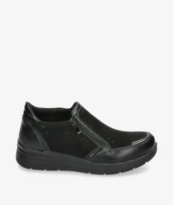 Zapatos confort Amarpies 29351 en negro