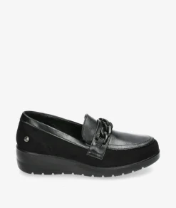 Zapatos confort Amarpies 27006 en negro