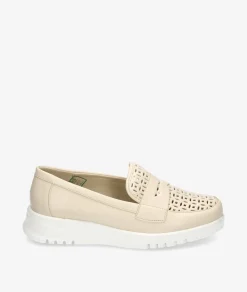 Zapatos confort Pitillos 20304 en beige
