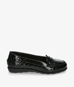 Zapatos confort St. Gallen ABRIL 20-10-15539 en coco negro