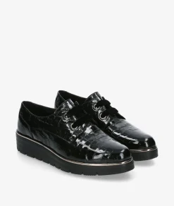 Zapatos confort St. Gallen ADELE 18-10-11727 en coco negro