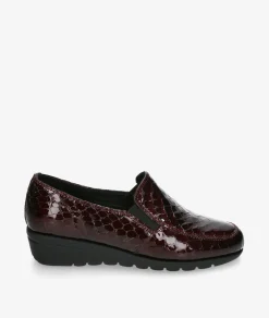 Zapatos confort St. Gallen ADELFA 20-11-15930 12176 en coco burdeos