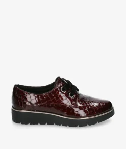 Zapatos confort St. Gallen ADELE 18-10-11727 en coco burdeos
