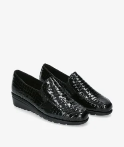 Zapatos confort St. Gallen ADELFA 20-11-15930 12176 en coco negro