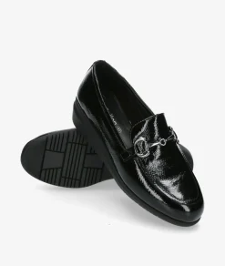 Zapatos confort St. Gallen ESTRIBI 23-05-21771 ART 19541 en charol negro