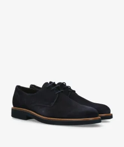 Zapatos de vestir Kénnebec 21990 en serraje azul
