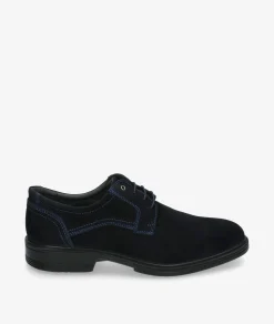 Zapatos de vestir LUISETTI 28704 ST en serraje azul
