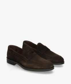 Zapatos de vestir pabloochoa.shoes 4000 en serraje marrón