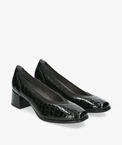 Zapatos de vestir Pitillos 10120 en charol negro