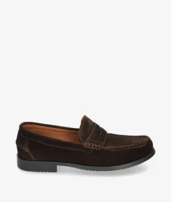 Zapatos de vestir Traveris 93000 en serraje marrón