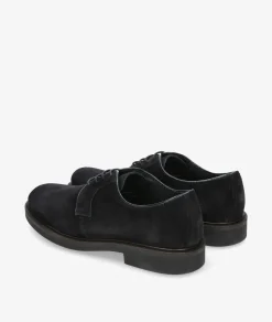 Zapatos de vestir Traveris 28751 en serraje azul