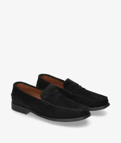 Zapatos de vestir Traveris 93000 en serraje azul