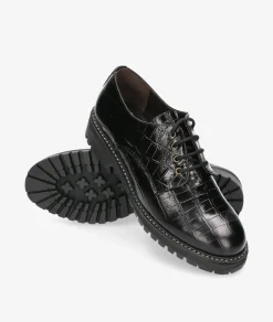 Zapatos inglés Kénnebec 684 en coco negro