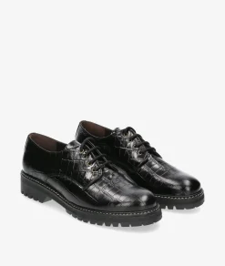 Zapatos inglés Kénnebec 684 en coco negro