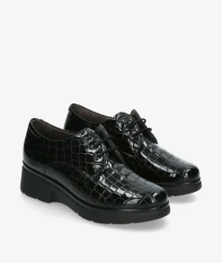 Zapatos inglés Pitillos 10751 en coco negro