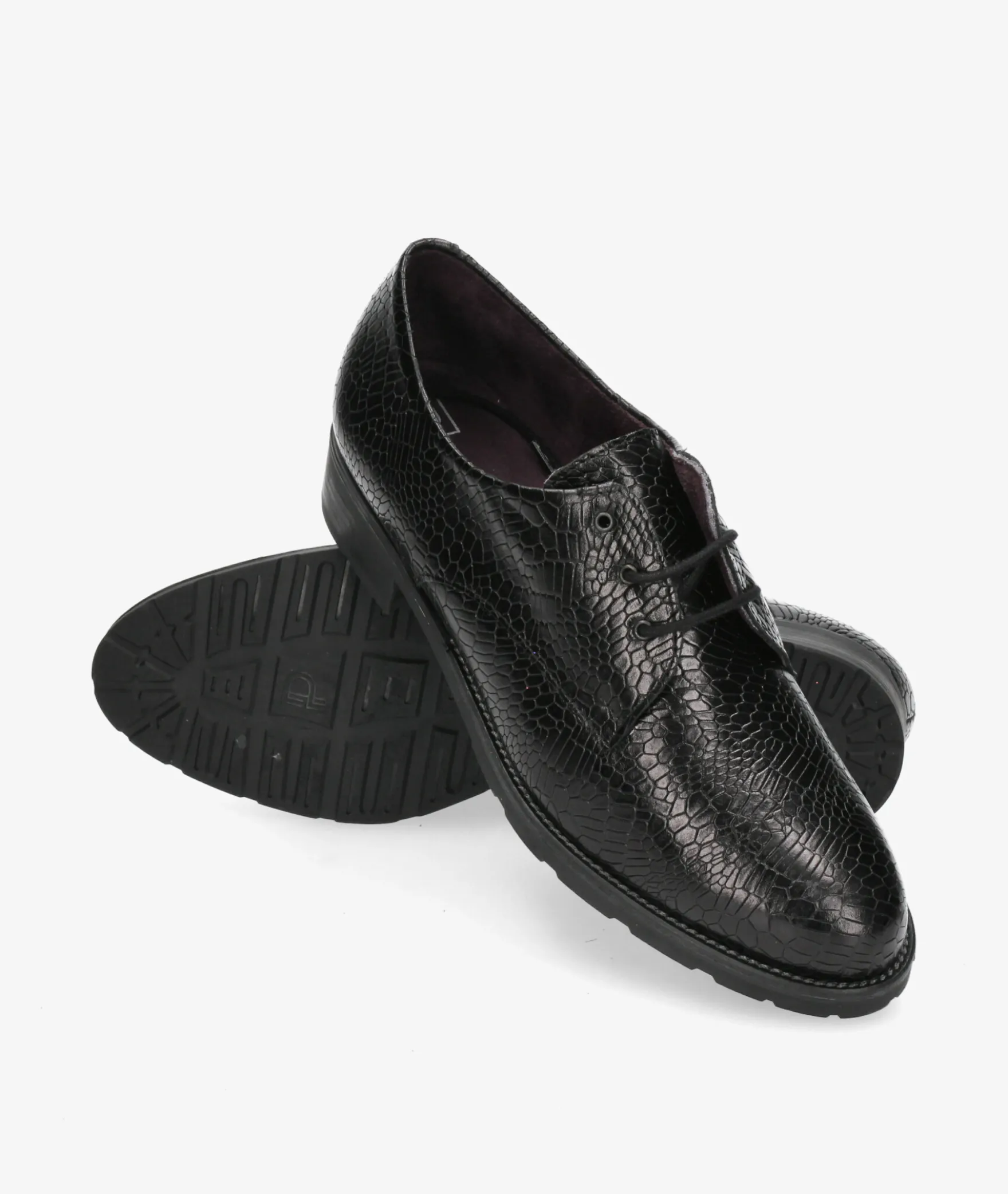Zapatos inglés Pitillos 10184 en negro