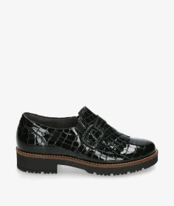 Zapatos Pitillos10772 en charol negro