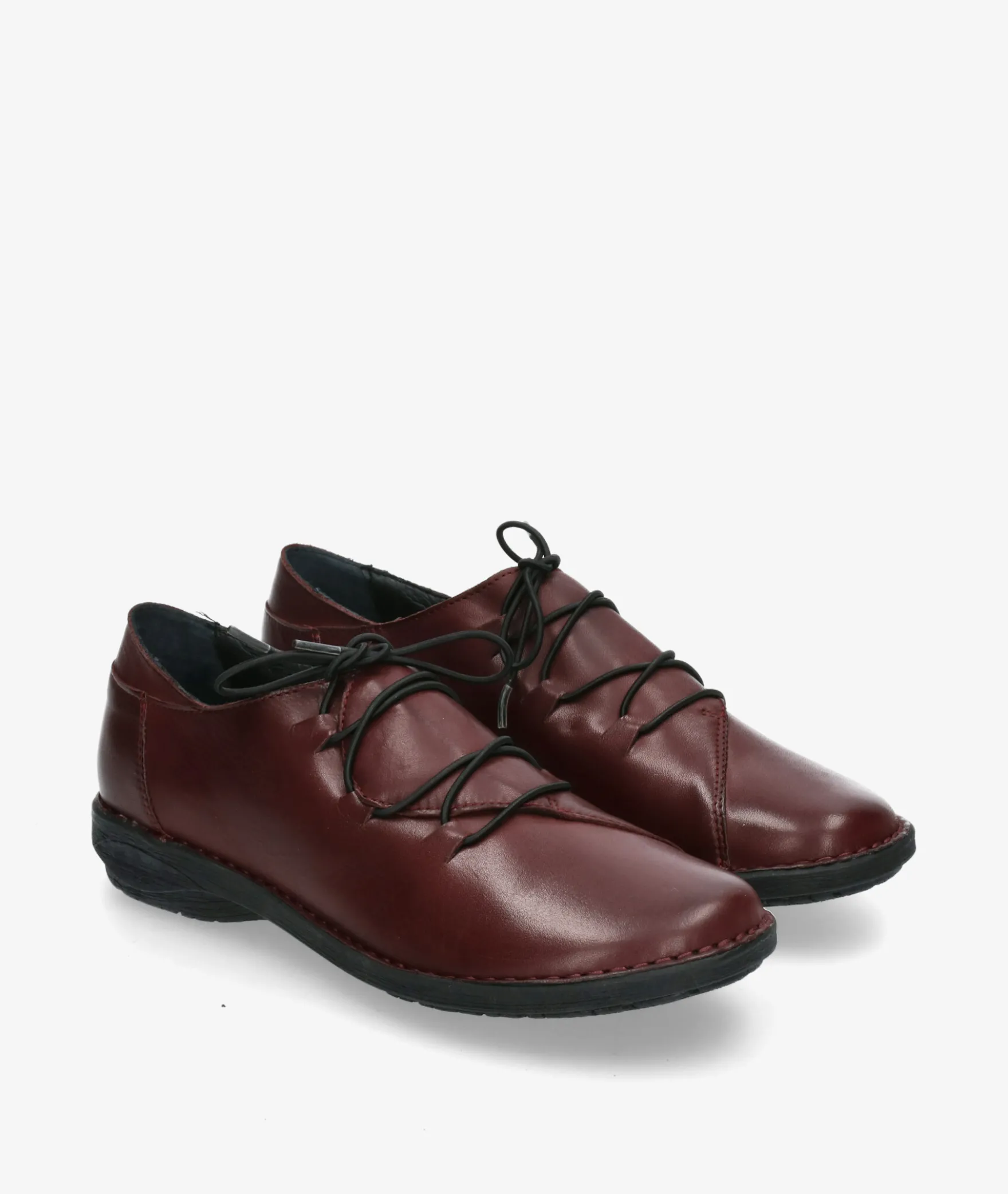 Zapatos planos Traveris IB16353 en burdeos