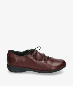Zapatos planos Traveris IB16353 en burdeos