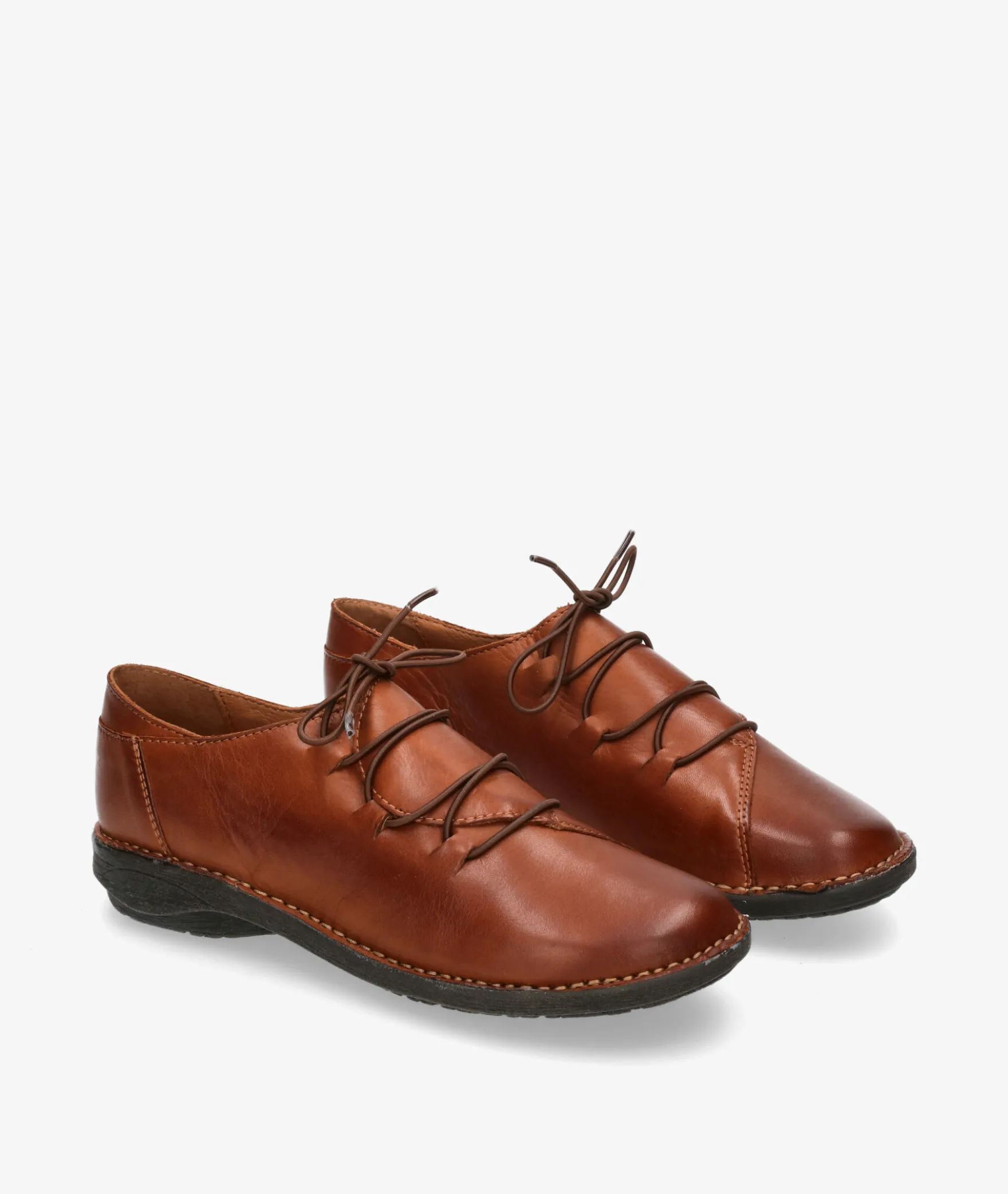 Zapatos planos Traveris IB16353 en cuero